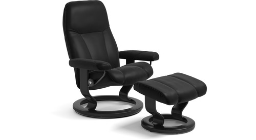 Stressless® Consul Leather Recliner - Classic Base - Special Buy Stressless® Consul Leather Recliner - Classic Base - Special Buy